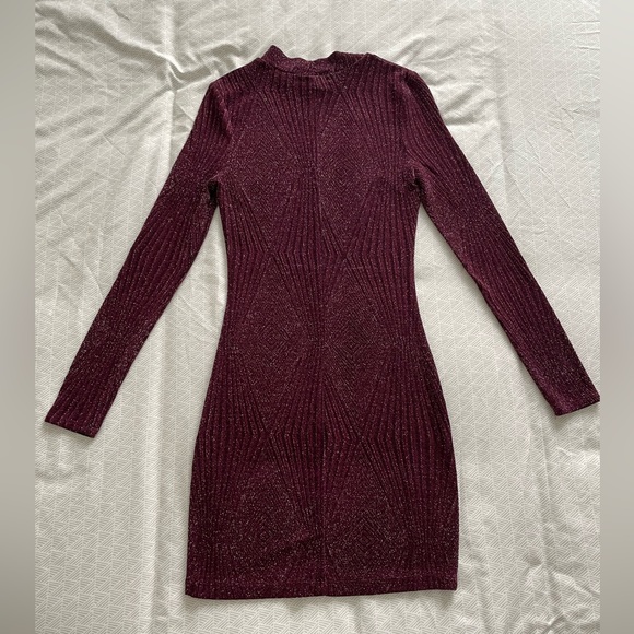 sparkly maroon bodycon - Picture 2 of 7